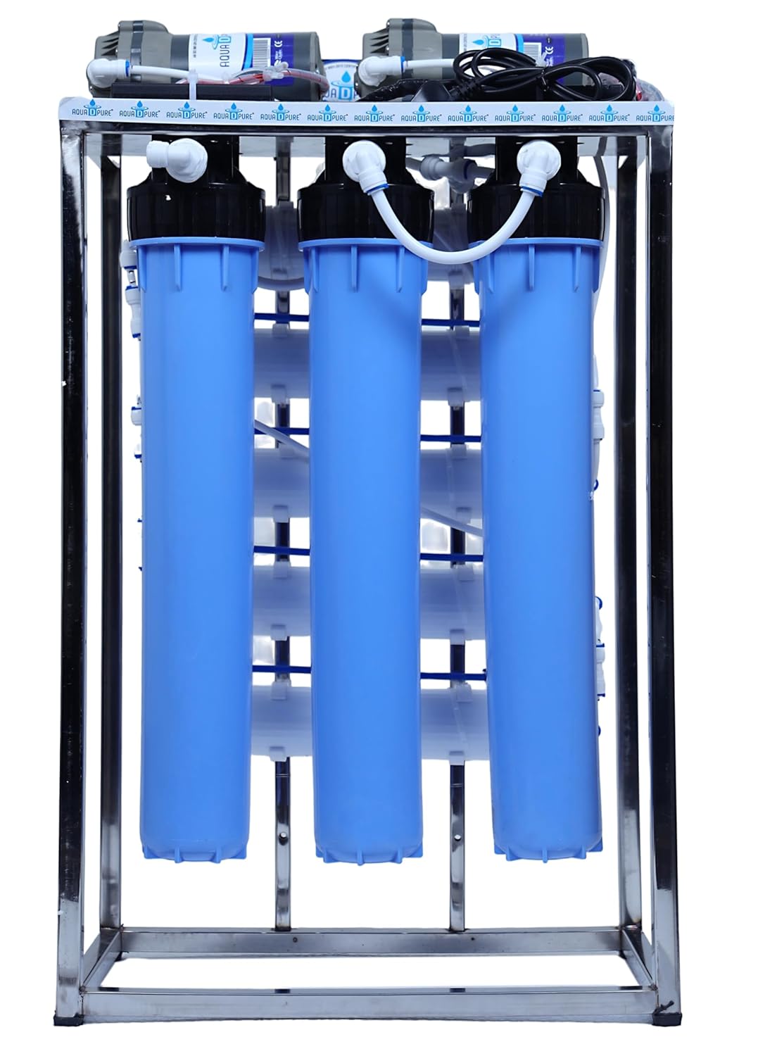 AQUA D PURE 50 LPH Commercial RO Water Purifier with Fully Automatic Function, TDS Adjuster, Dust Protective Cover