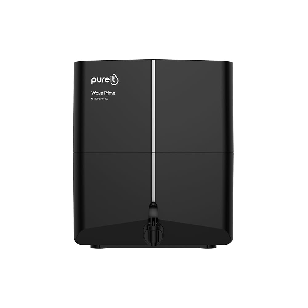 Pureit Wave Prime Water Purifier for Home (Black) with RO+MF Filtration