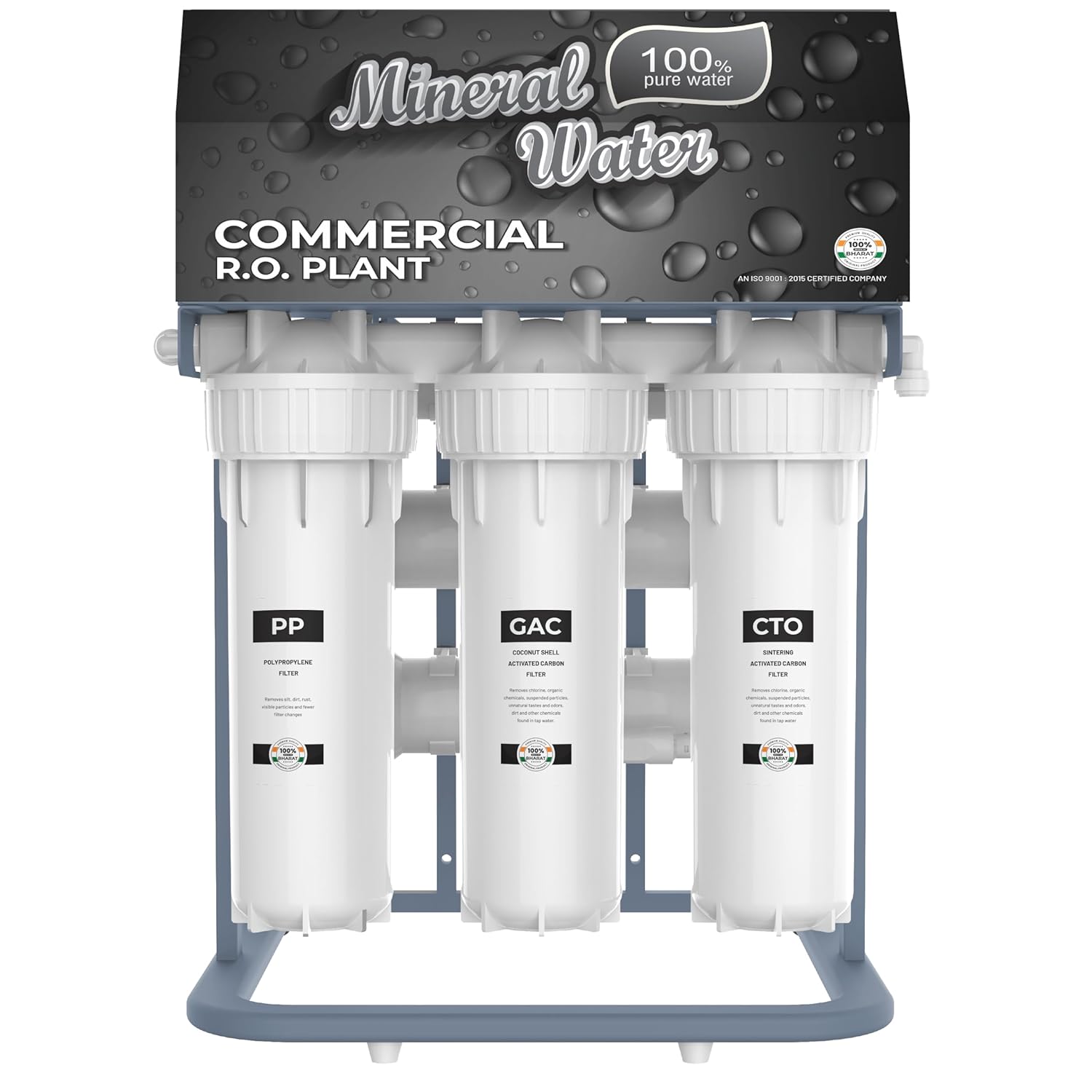 AQUA D PURE 25 LPH Commercial RO Water Purifier with Single Pump Purification, Fully Automatic Function, TDS Adjuster