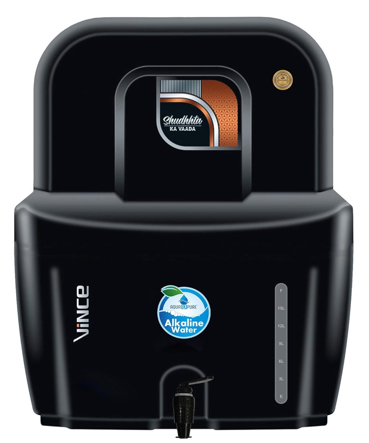 AQUA D PURE UV Water Purifier UV + UF 12L Tank, 7 Stage Filtration, Copper + Alkaline Filter